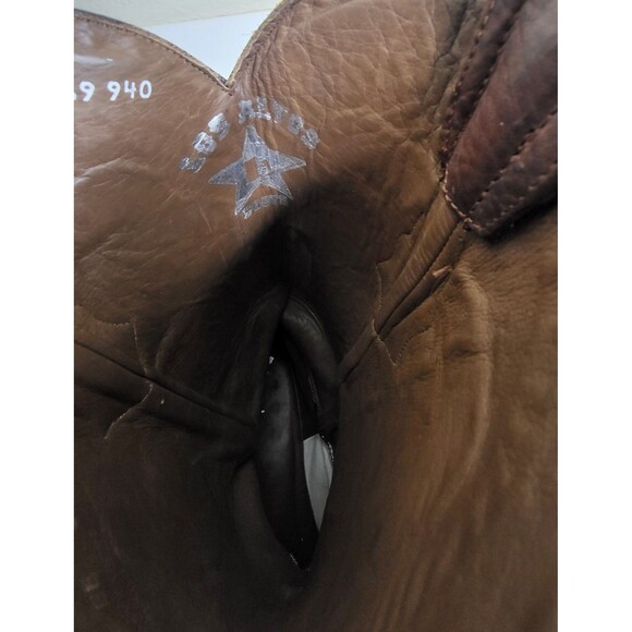 LOS ALTOS Mens BROWN SNIP TOE WESTERN COWBOY BOOT Size 12 EE WIDTH 999107 - Picture 14 of 16